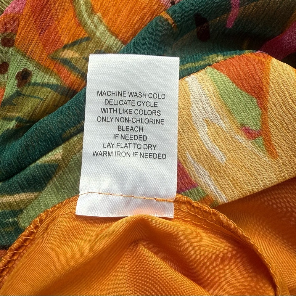 My Danielle Beach Vibrant Tropical Stretchy A-line Prairie Layered Women’s Skirt - Picture 6 of 9